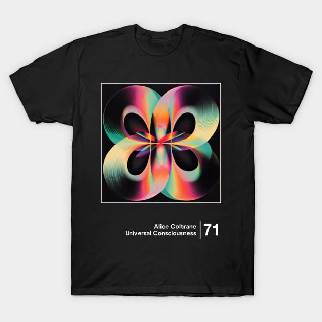 Universal Consciousness - Minimalist Graphic Artwork Design T-Shirt by saudade